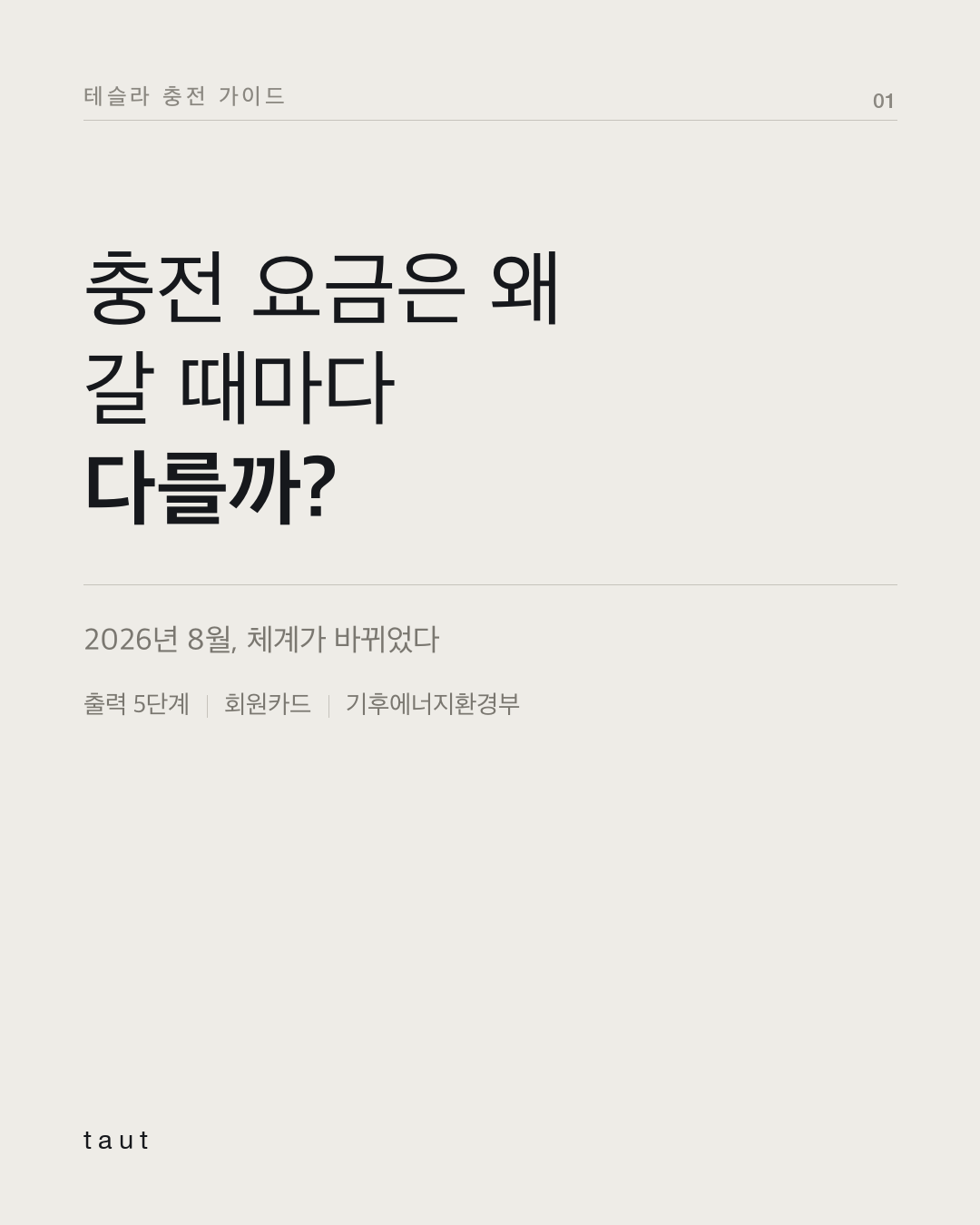 충전 요금은 왜 갈 때마다 다를까? 1번째 카드